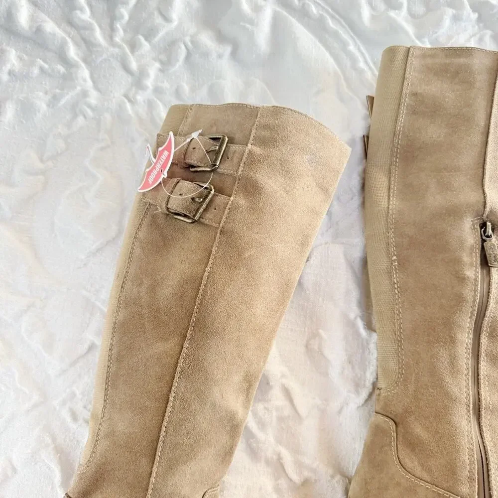 Blondo Reagan Waterproof Knee High Lug Boot Size 6 New